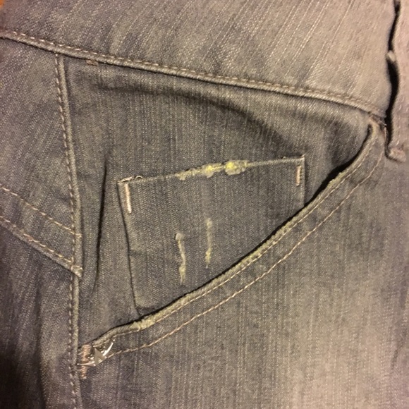 Distressed Jean Mini Skirt - Picture 6 of 6